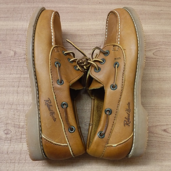 Roland Martin Brown Leather Flat Loafer Shoe - Picture 9 of 14